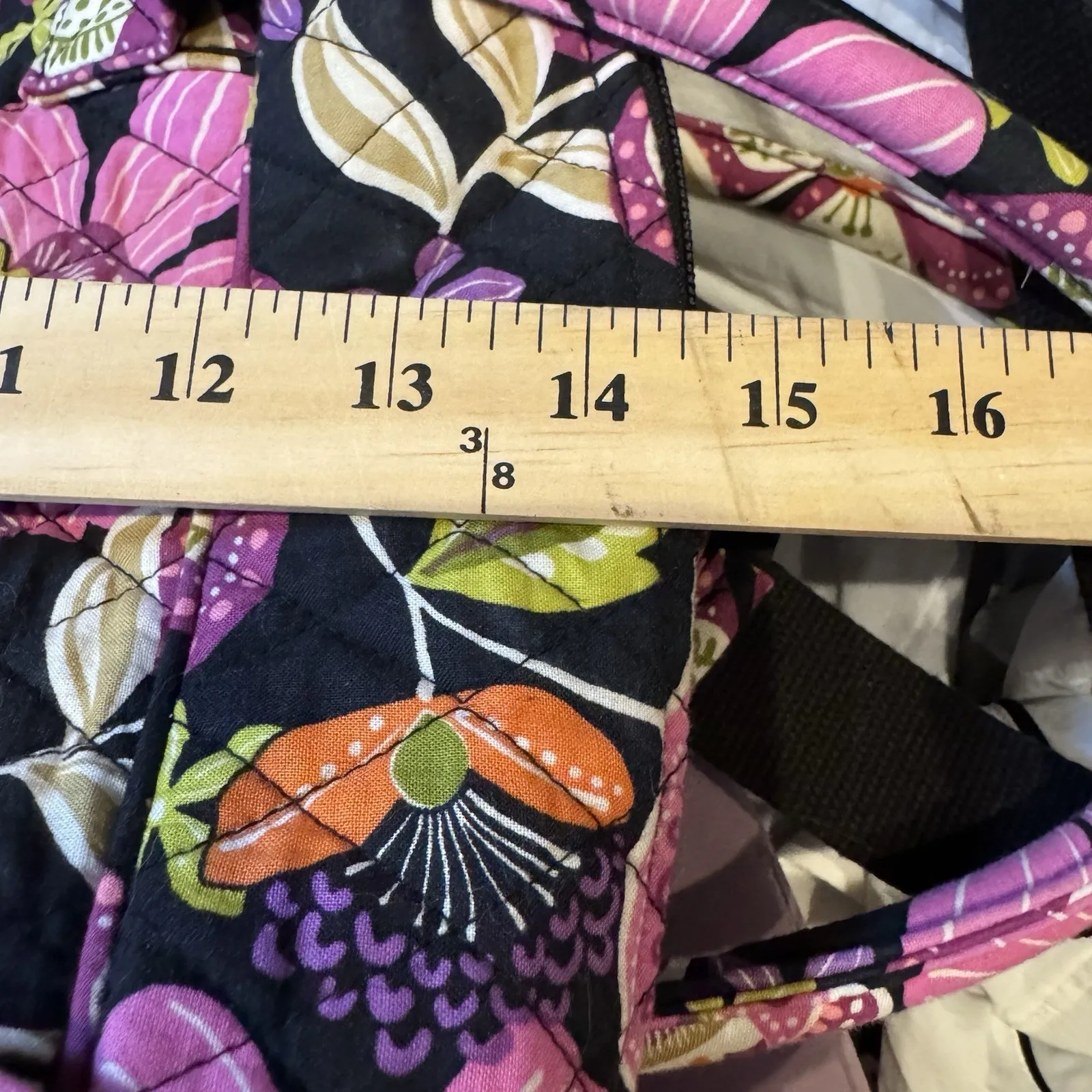 Vera Bradley Weekender Travel Bag Pirouette Pattern Pink Floral - Image 11