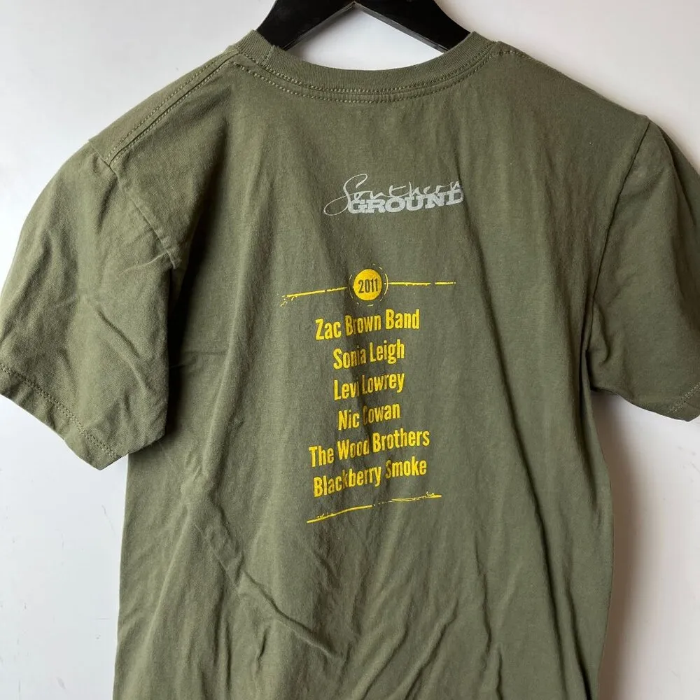 2011 Southern Ground Artists T Shirt Womens Green Small S Graphic Tee Cotton - Image 6