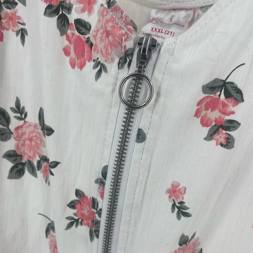 NOBO full zip pink floral sleeveless mini dress, size‎ XXXL (21) Size undefined - Image 2