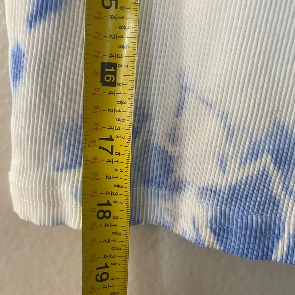 Daydreamer Sunny People Ribbed Tie Tie Dye Tank Top Women’s Size XS Crop Top - Image 6