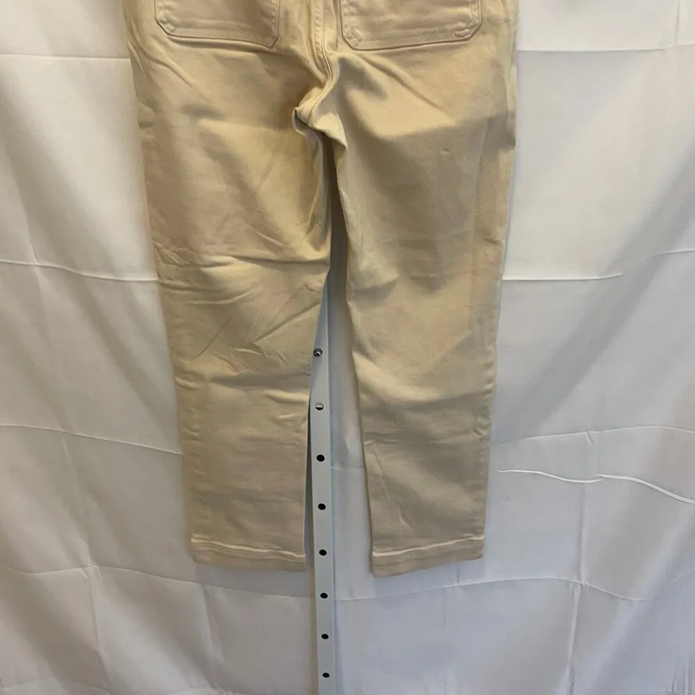 Everlane Denim - The Slim Leg Crop - Womens Size 0 - Cream - Image 6