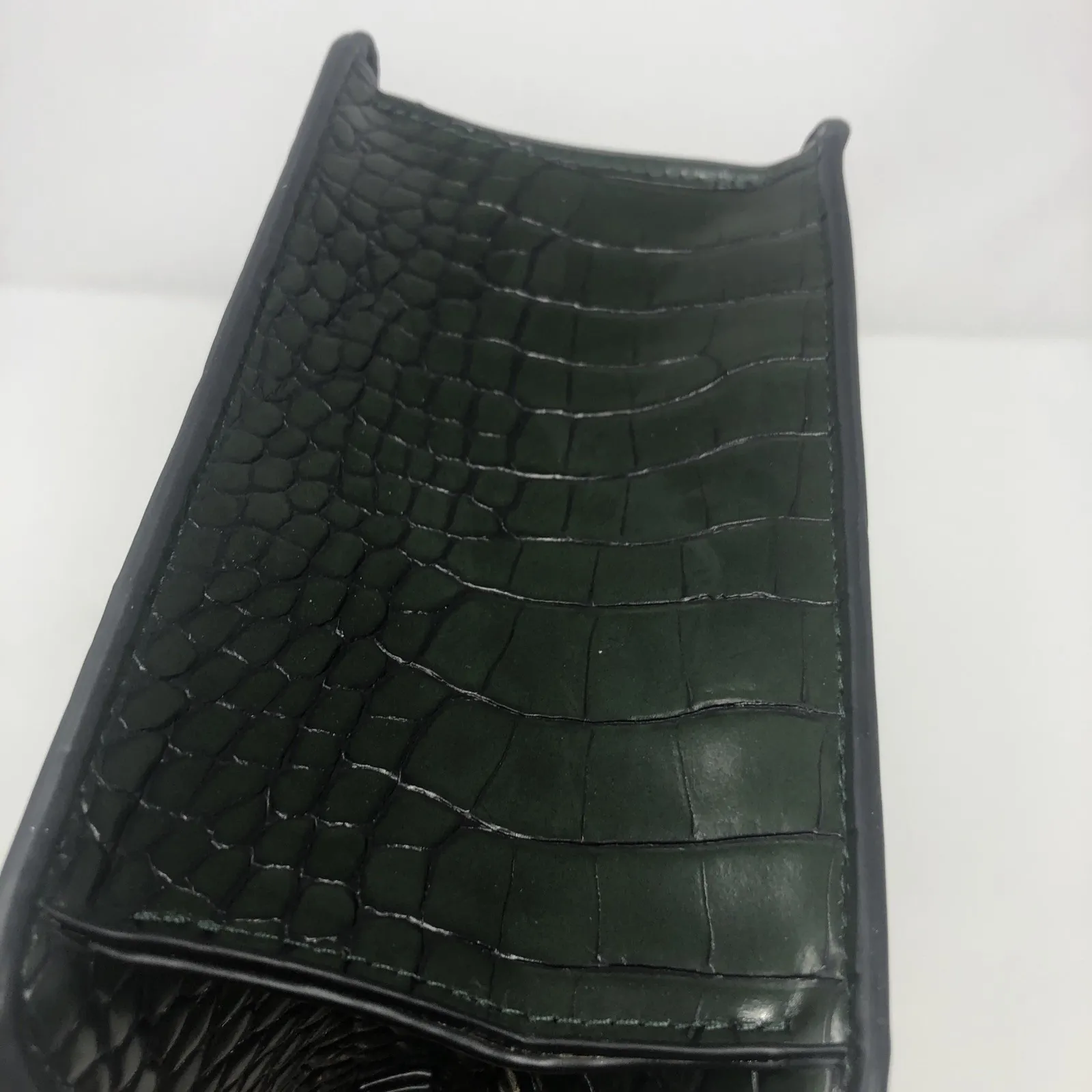 H&M  croodile‎ pattern mini green bag - Image 6