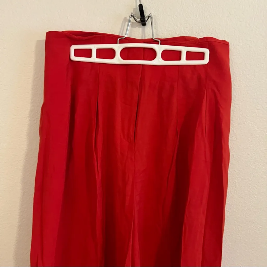 Anthropologie High-Rise Pleated Wide-Leg Trousers - Image 7