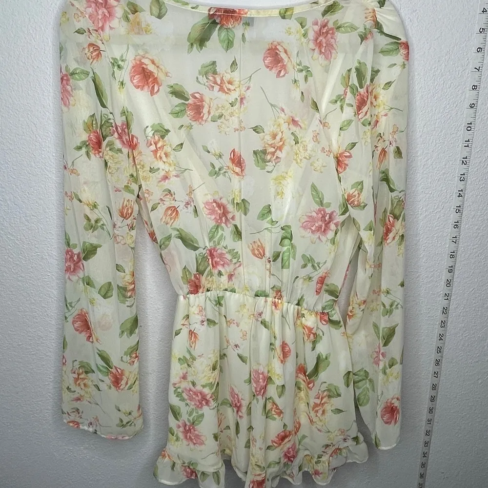 Kaitlyn‎ Floral Shorts Romper - Image 8