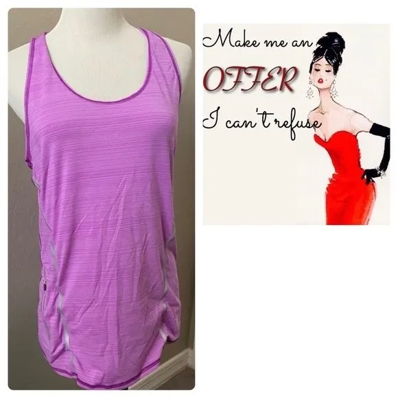 Athleta purple running tank - Image 3