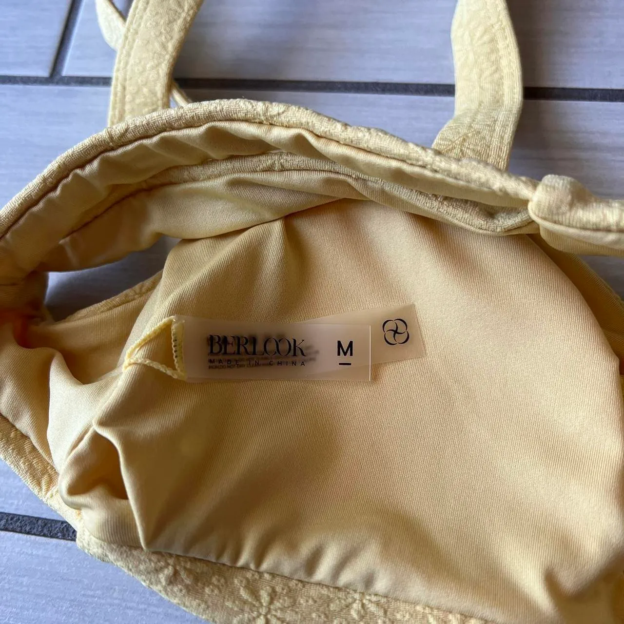 Berlook Yellow Bikini Set Size M - Image 6