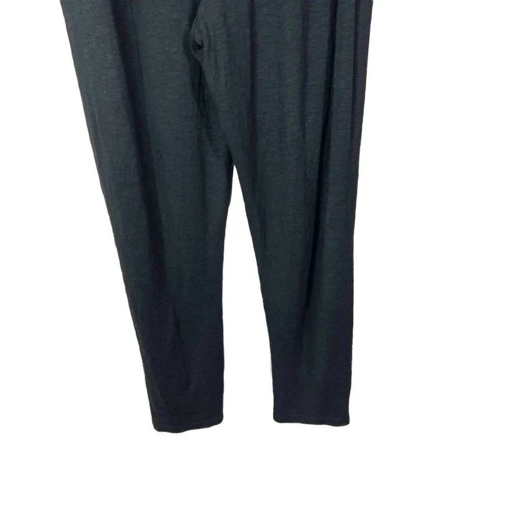 Eileen Fisher‎ Hemp Tapered Pleated Pants Charcoal Gray Size Large - Image 7