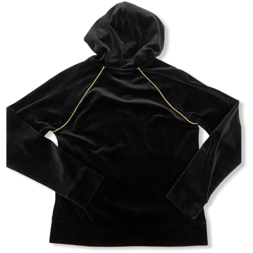 LRL  Black Velour Tracksuit - Image 2