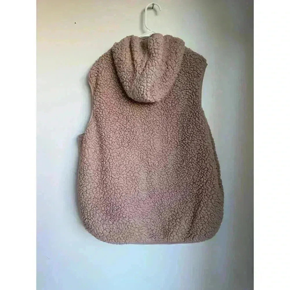 Pink Sherpa Vest - Image 3