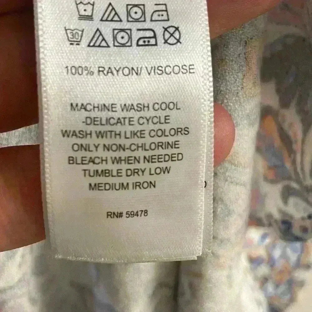 Lucky Brand midi dress short sleeves granny lagon look. Medium. NWT - Image 8