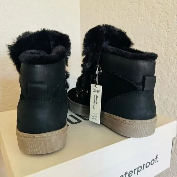 Cougar Daniel Faux Fur Trim Waterproof Arctic Boot Bootie, Black, Size 8, NWT Black - Image 10