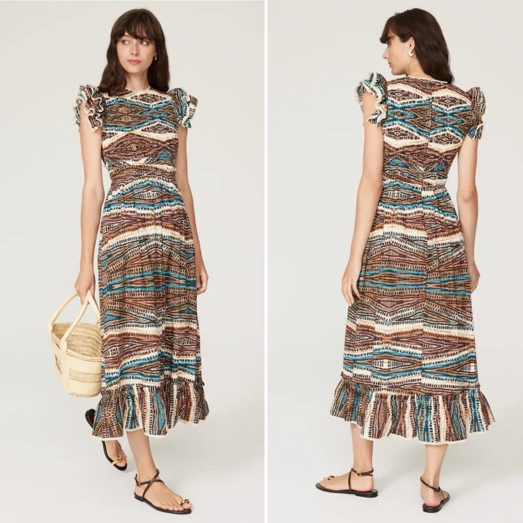 HUNTER BELL Zig Zag Hayward Dress Size Small NWT - Image 3