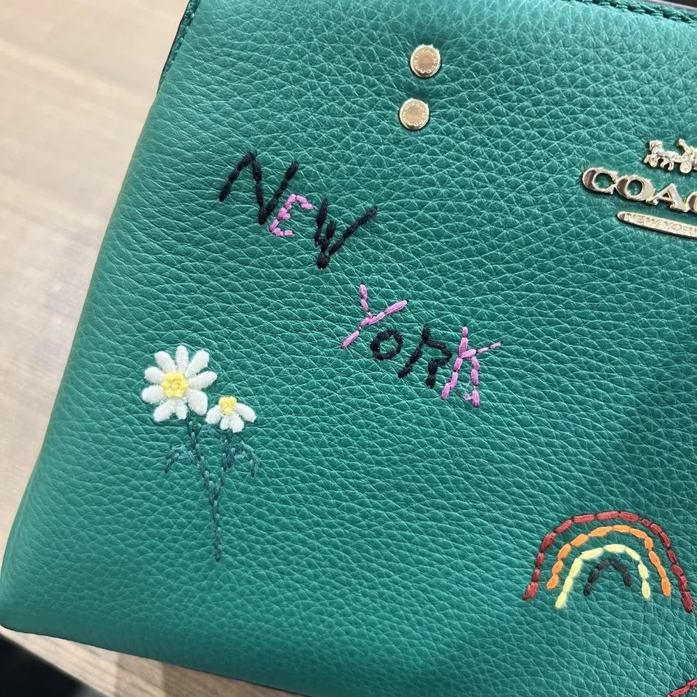 Coach Mini Lillie Carryall With Diary Embroidery C8364 - Image 5