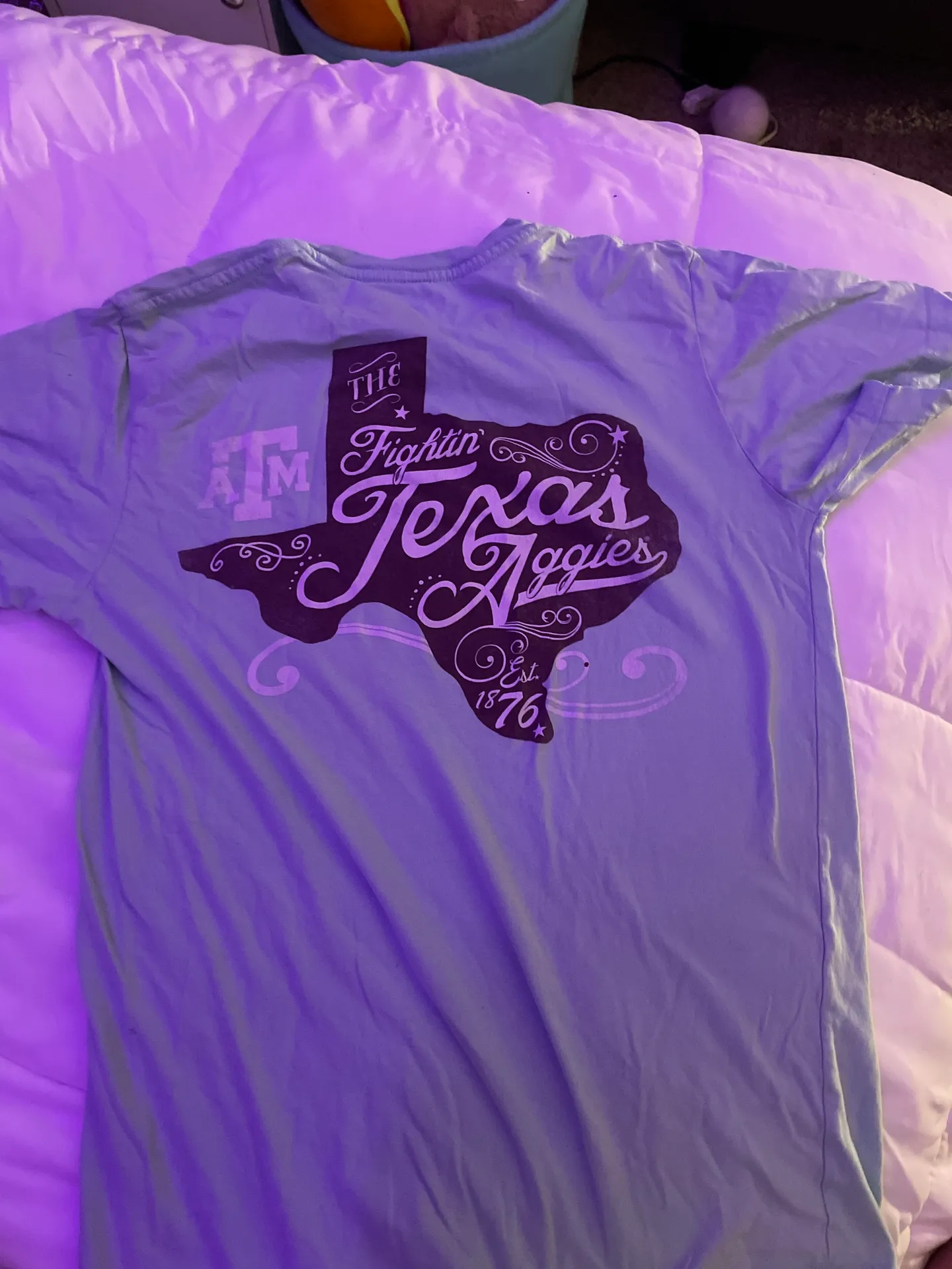 a&m college shirt Blue Size M - Image 4