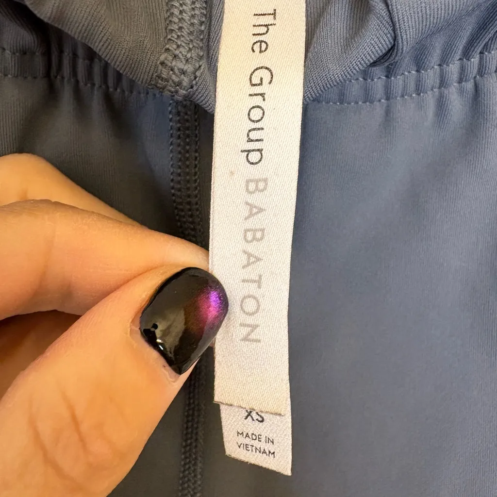 The Group Babaton Navy Weekender Pants XS Aritzia Stretch Activewear Joggers - Image 3