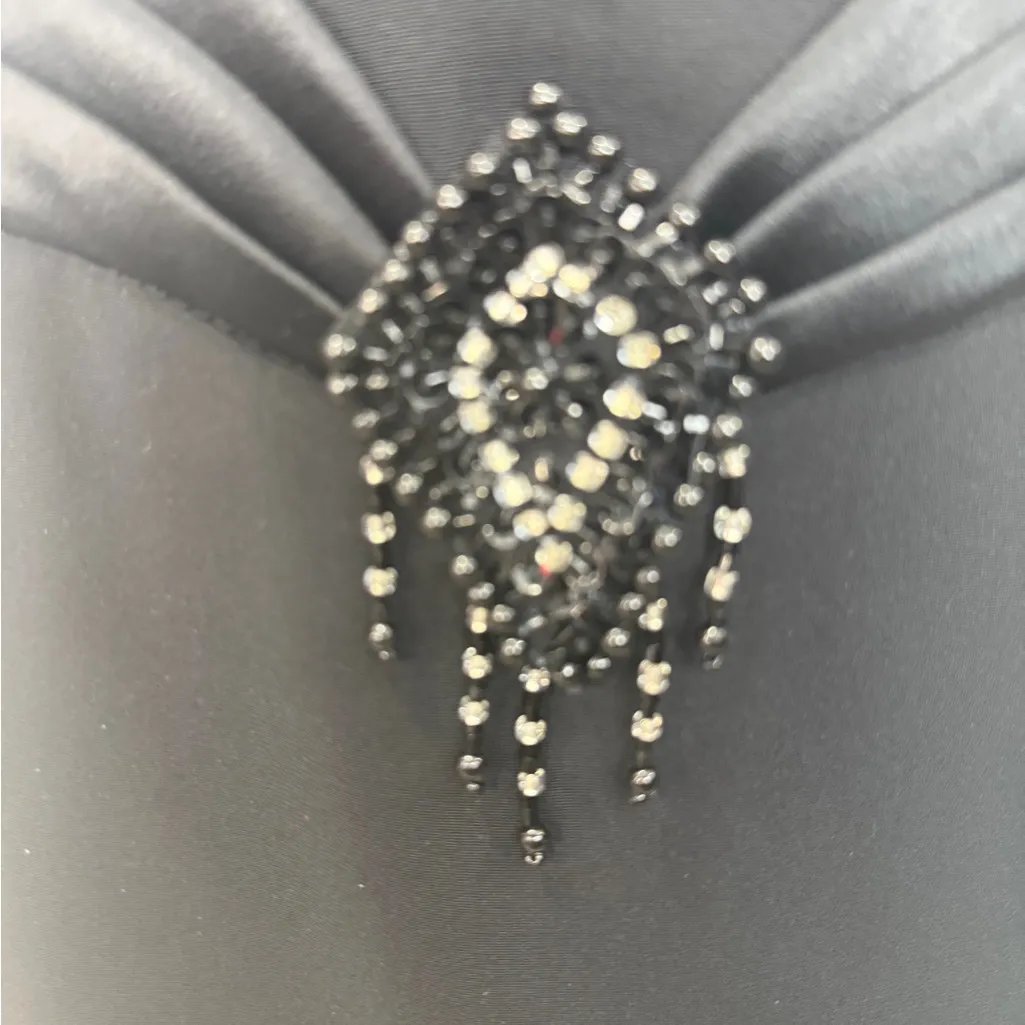 Jovani Black Beaded Prom Dress - Image 11