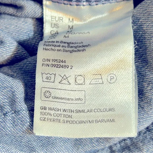 H&M‎ Denim Jumpsuit Size M NWT - Image 10