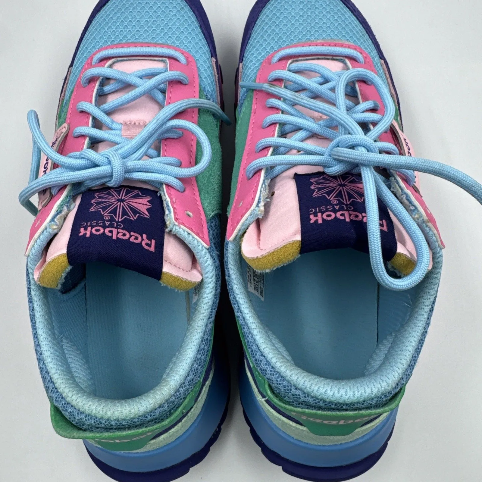 Reebok Classic Leather Legacy Sneakers Women’s Shoes Pink Blue Green Size 6.5 - Image 12