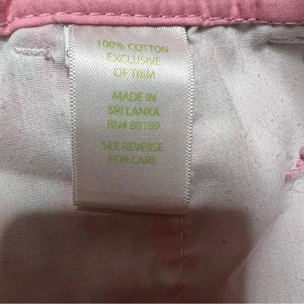 Lilly Pulitzer Ants On Parade Floral Callahan Shorts 2 Women’s Pink Green EUC - Image 5