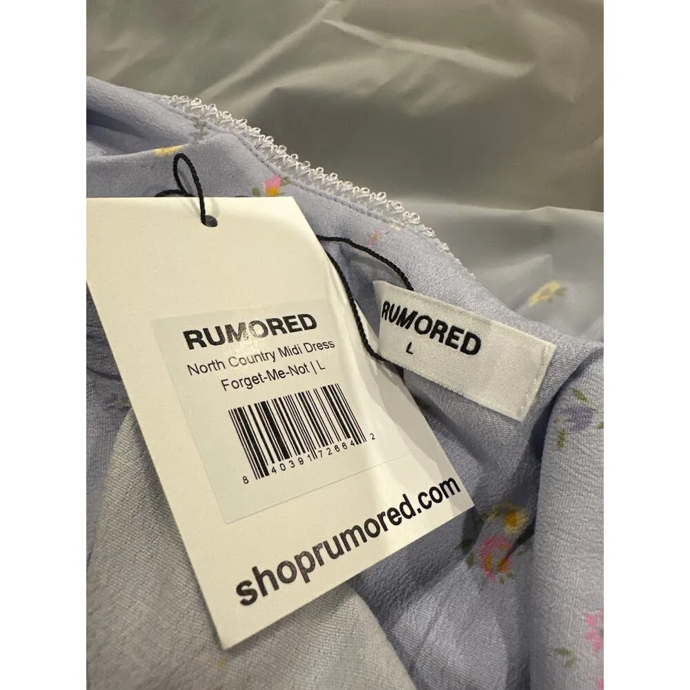 RUMORED North Country Midi Dress Forget - Image 13