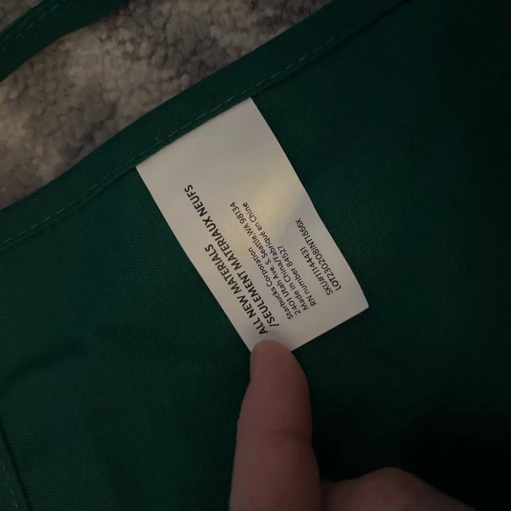 Green Starbucks Apron - Image 3