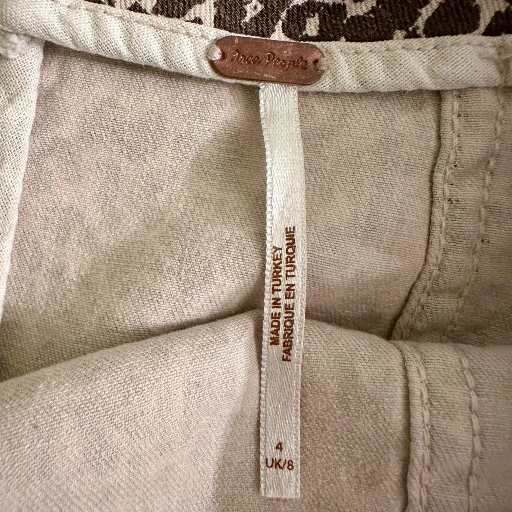 Free People - Modern Femme Novelty Mini Denim Skirt in Leopard Print! - Image 6