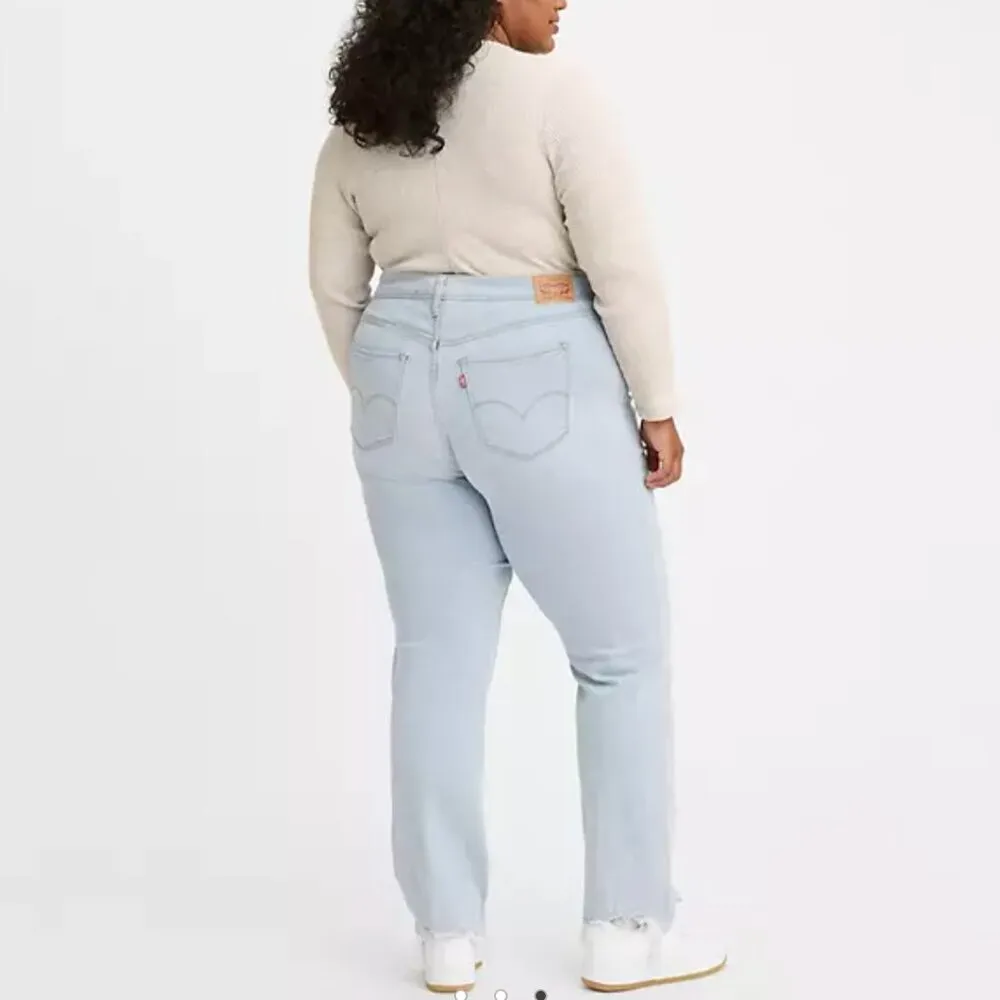 NWT LEVI'S 724 HIGH RISE SLIM STRAIGHT WOMEN'S JEANS (PLUS) SZ-20W - Image 3