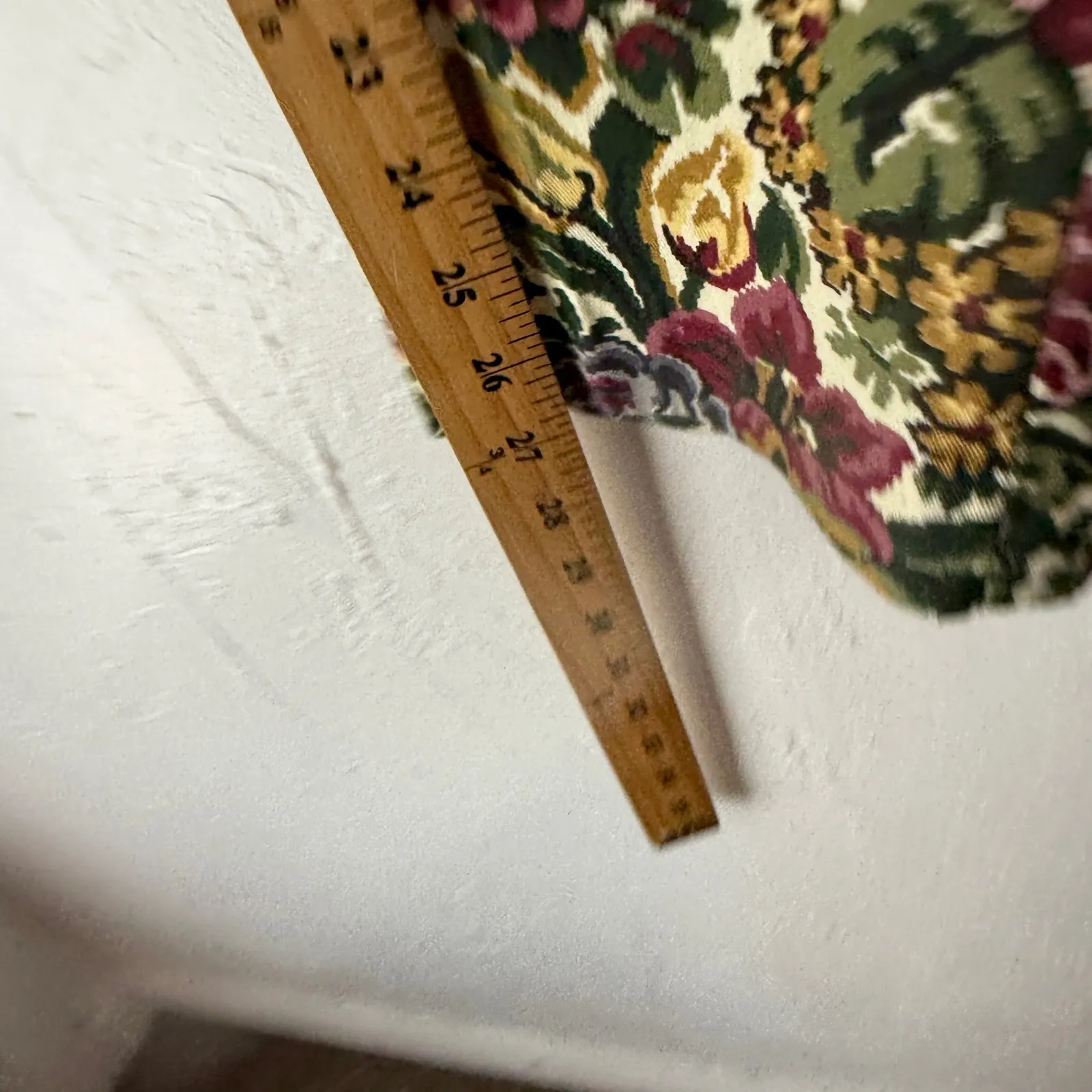 Rare Finds Vintage 80s Retro Floral High Waisted Pleated Pants Women's Size M‎ Green - Image 8