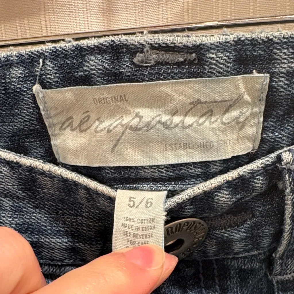 Aeropostale Y2K Micro Mini Denim Skirt - Image 2