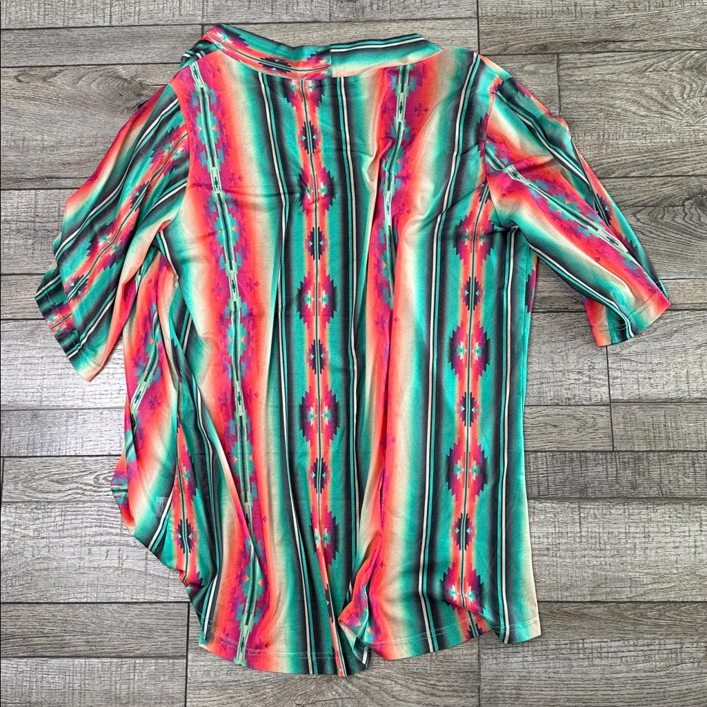 Crazy Train  Vibrant Knit Cardigan - Image 5