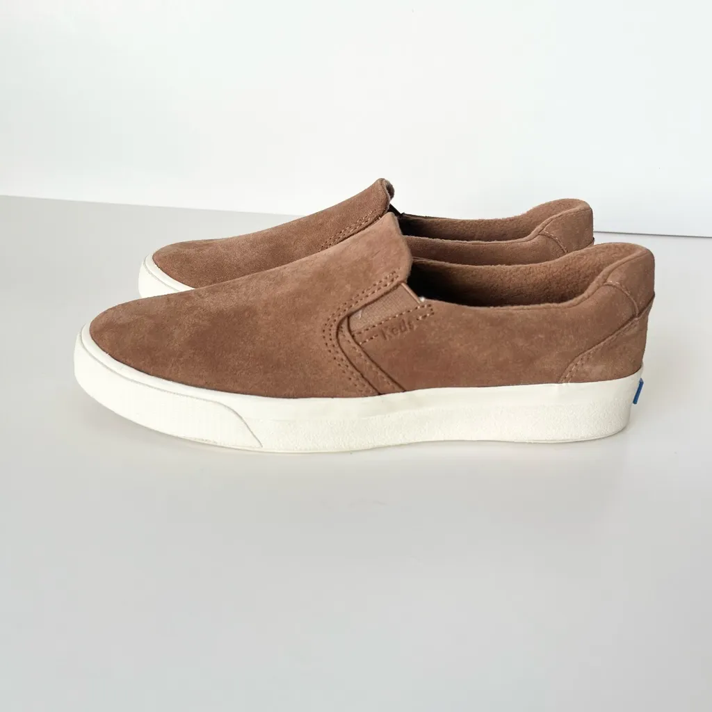 Keds pursuit suede leather slip on sneakers shoes 6 NEW - Image 2