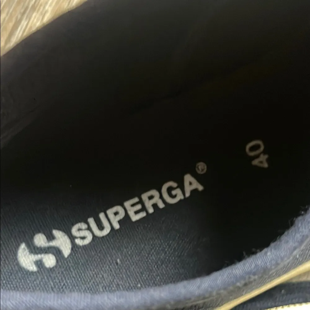 Superga Cotu Classic Unisex Blue Canvas Sneakers - Image 10