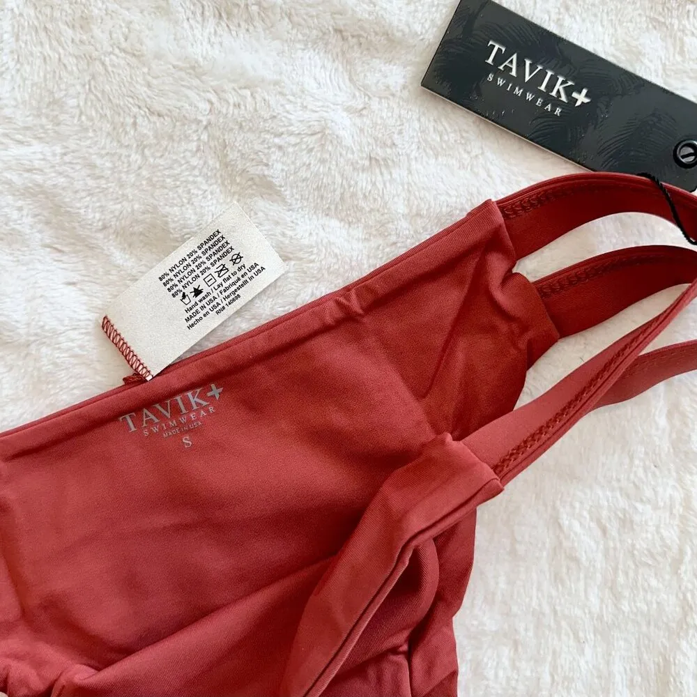 NWT Tavik Chloe Moderate Swim Bottom in Rust - Image 3