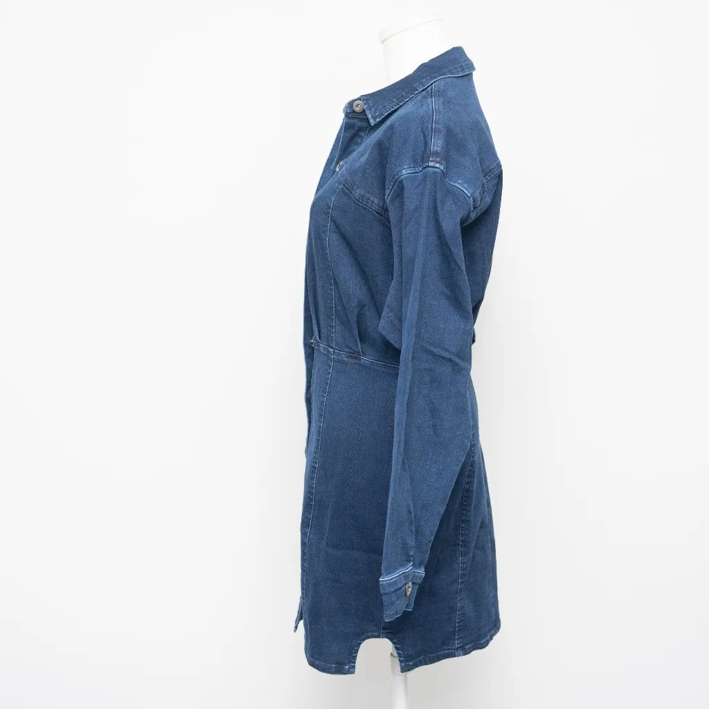 Free People - Amber Denim Dress. - Image 6