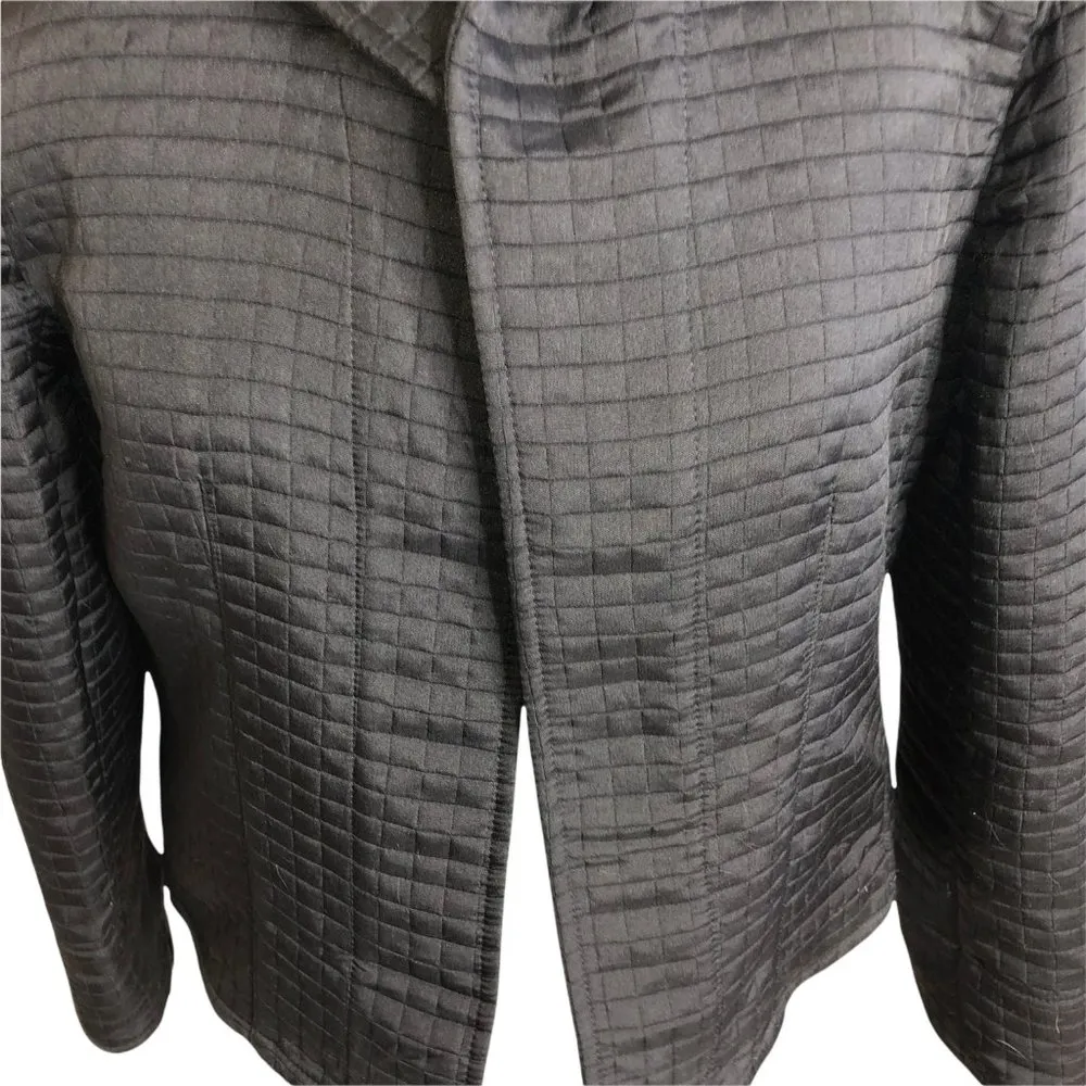 Harve Benard Black Quilted Blazer - Image 5