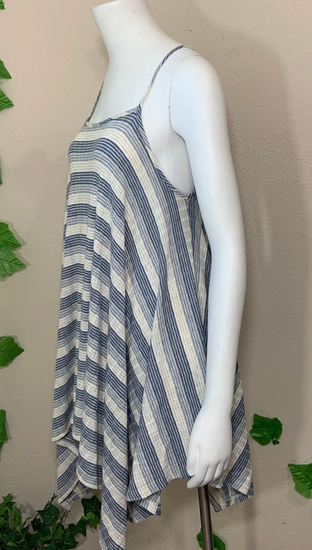 Lazy Sundays Y2K Asymmetrical Dress Blue - Image 4