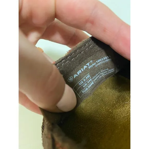 Ariat Women's‎ Cruiser Shoes Slip On Flats Loafers Aztec in Coffee Bean Sz 5.5 - Image 7