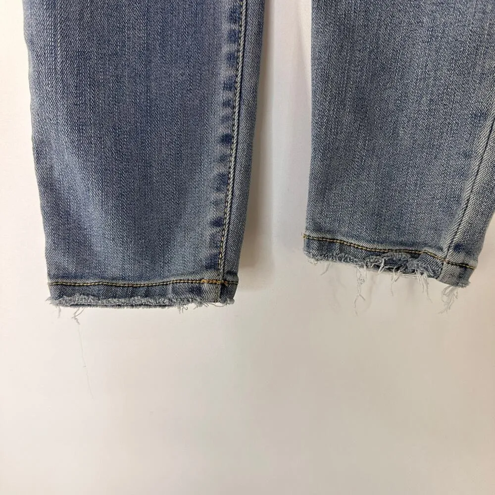 Judy Blue Mid Rise Distressed Skinny Jeans Size 5 / 27 - Image 4