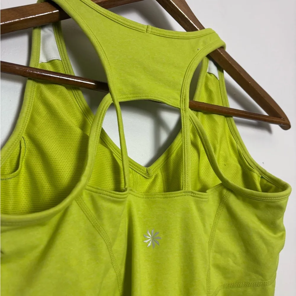 Athleta Lime Green Athletic Equator Tank Top - Image 7