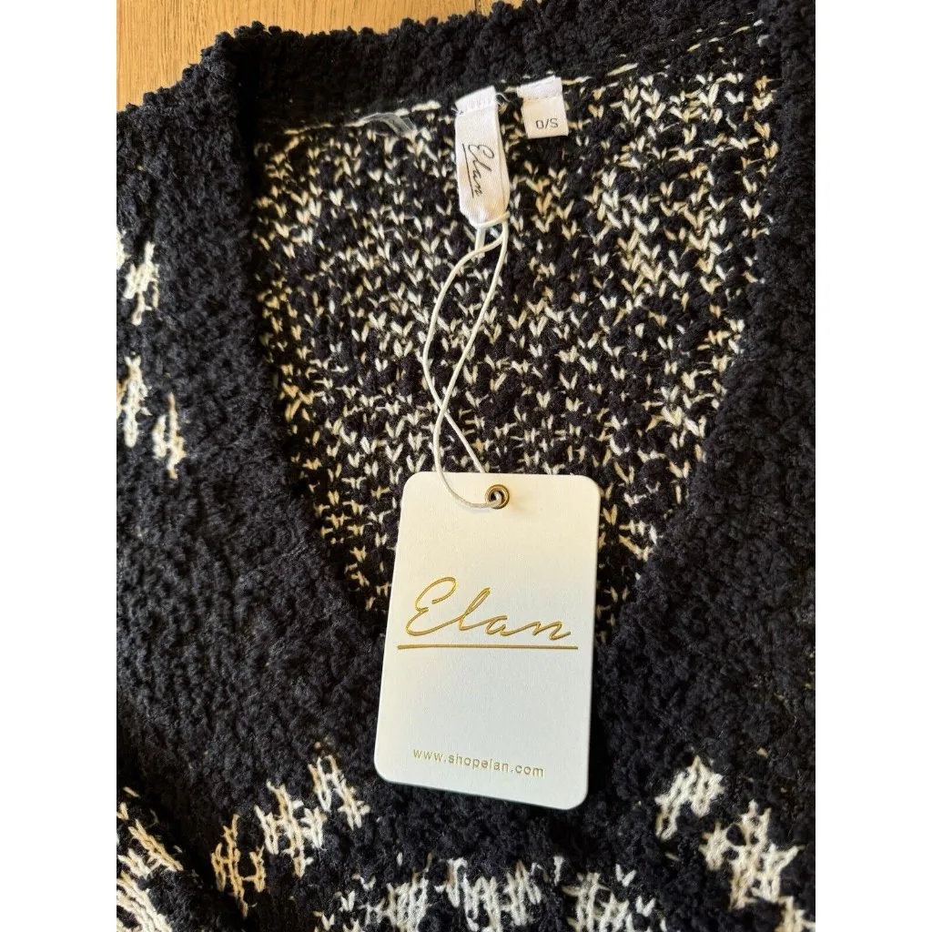 Elan Women Sweater‎ Super Soft Pullover Oversized Size OS Preppy Modern NWT - Image 5