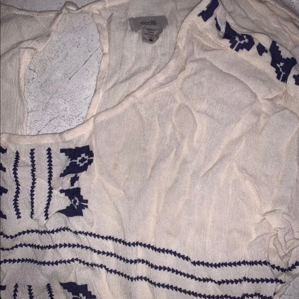 Aztec urban outfitters open arm cutout blouse - Image 3