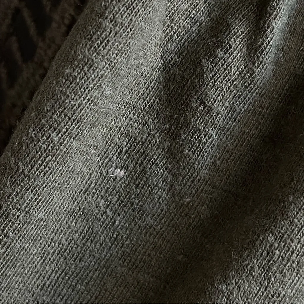 GAP Army Green Squareneck Hemp Crochet Trim Tank Top - small - Image 6