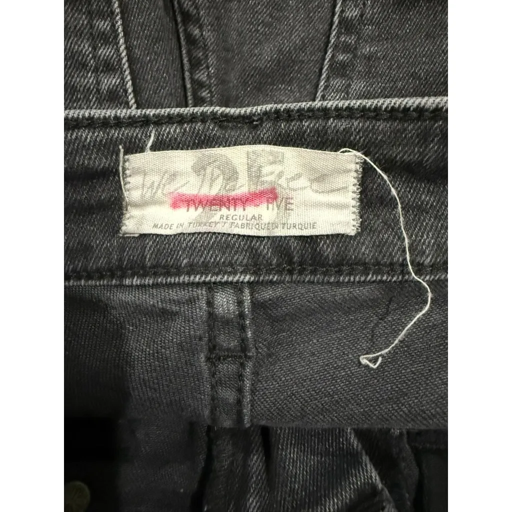 We The Free Women's‎ Black Raw Hem Skinny Jeans Size 26 - Image 2