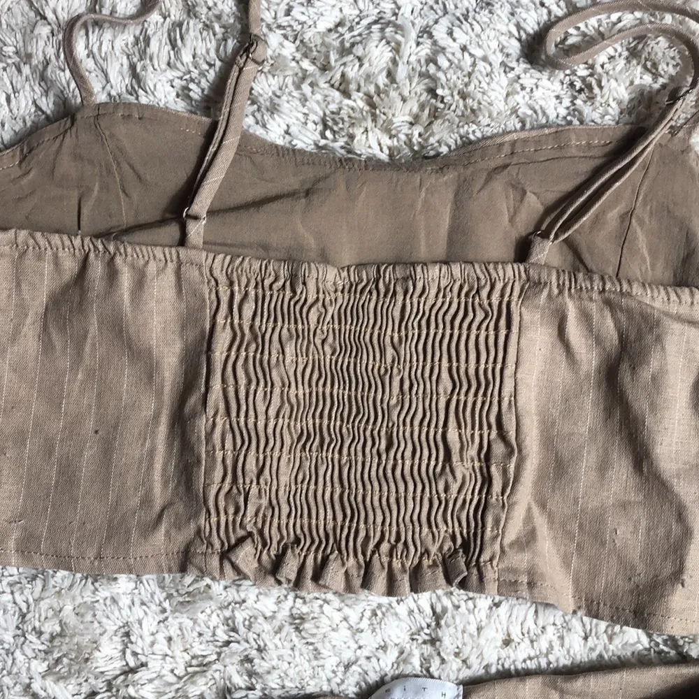 Leith 2 piece high rise pants and crop top set, size medium - Image 4