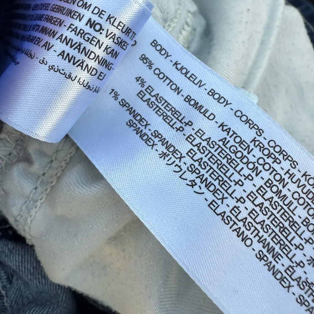 ARIAT Women’s Sz 31 Long Jeans Marine Mid Rise Bootcut - Image 4