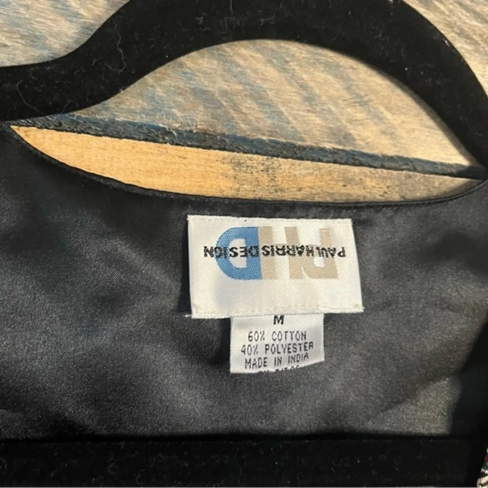 Paul Harris Design‎ Christmas Vest Size Medium Black - Image 8