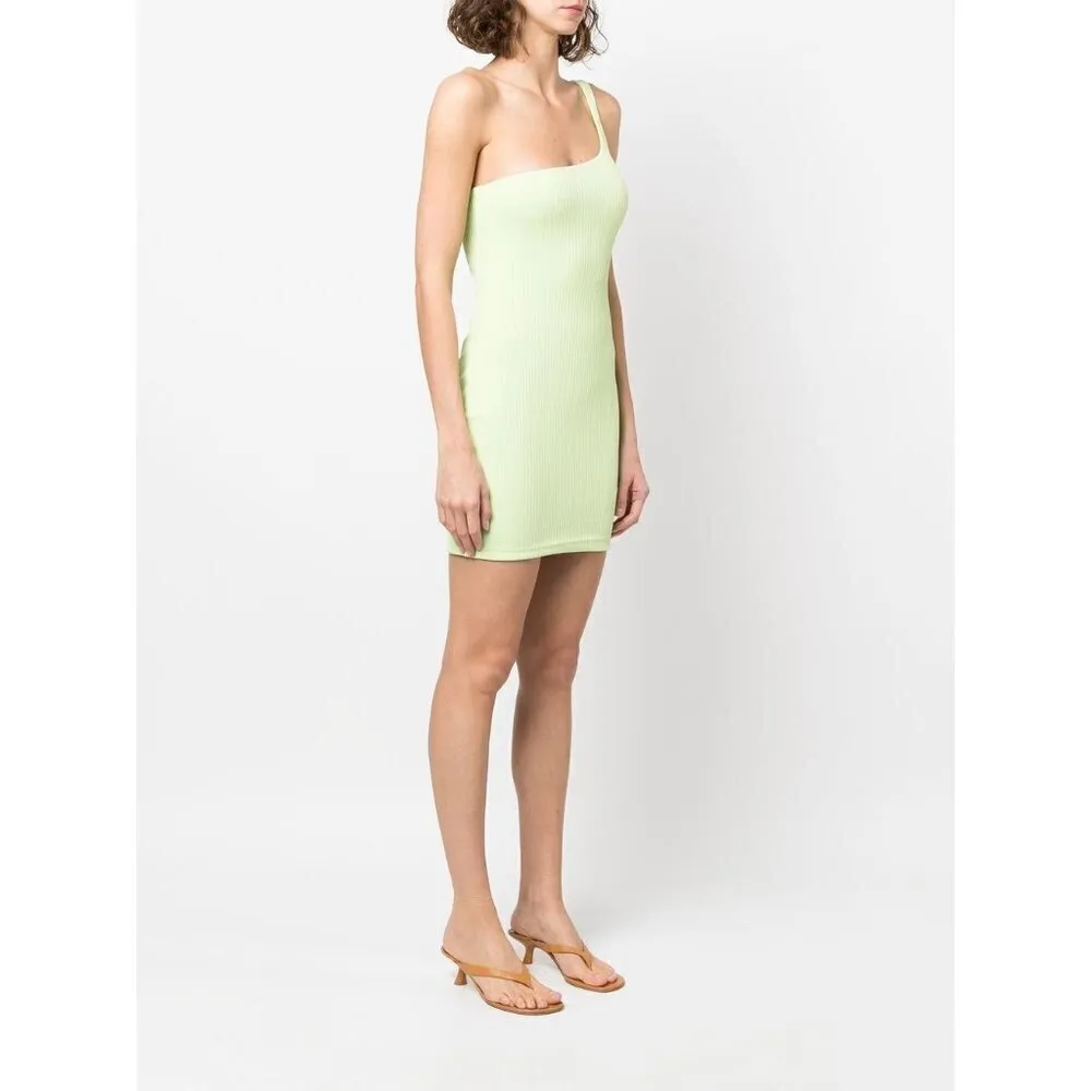 Gauge81 Erla One Shoulder Dress in Green XSmall Womens Mini Cocktail Size XS - Image 3