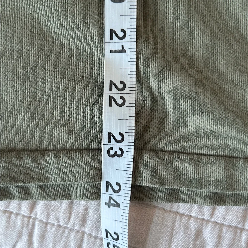 Abercrombie vintage 90’s Y2K green crew embroidered logo 92 baby Tee shirt M - Image 7