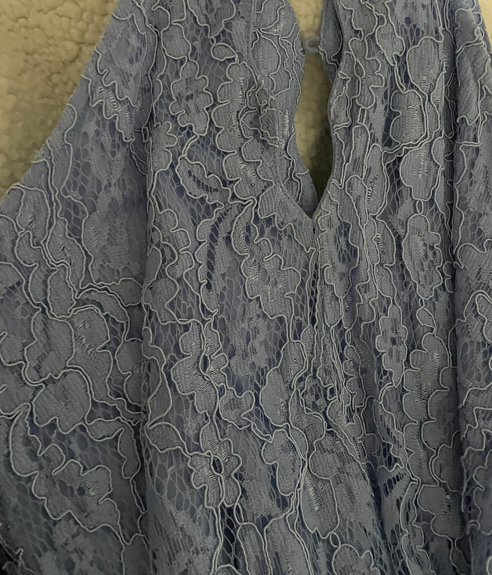 Light Blue Lace Dress - Image 3