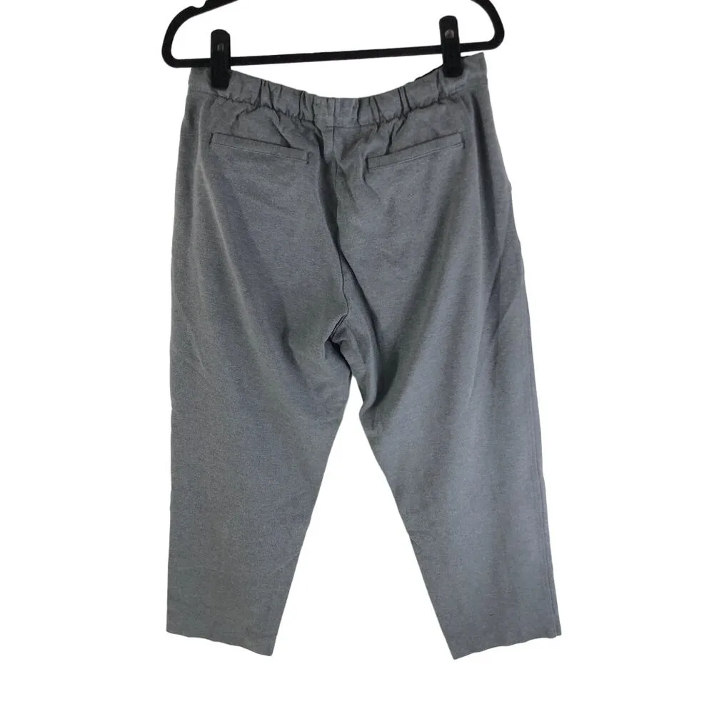 Everlane Womens Dream Pant Pintuck Pull On Drawstring Stretch Pockets Gray L - Image 3